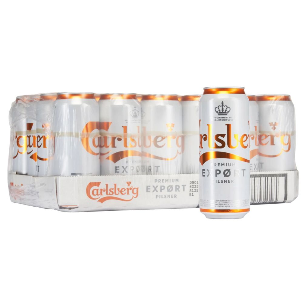 Carlsberg Export Lager Beer Cans 500ml