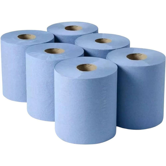 Blue Centrefeed 6 Rolls