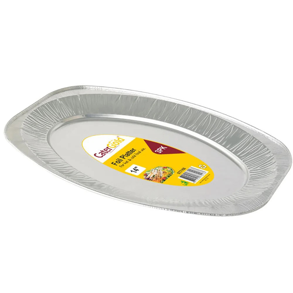Foil Platter 14” 3pk