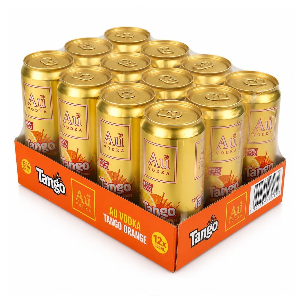 AU Vodka Tango Orange 12 x 330ml