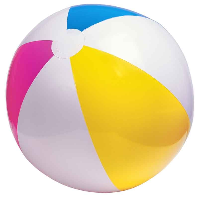 Glossy Panel Inflatable Beach Ball 24"