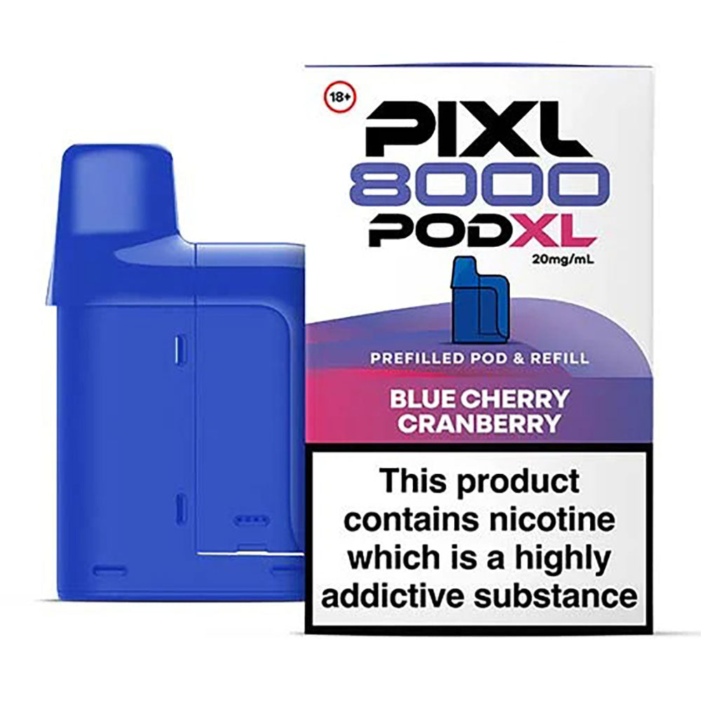 PIXL 8000 Prefilled Pods Blue Cherry Cranberry