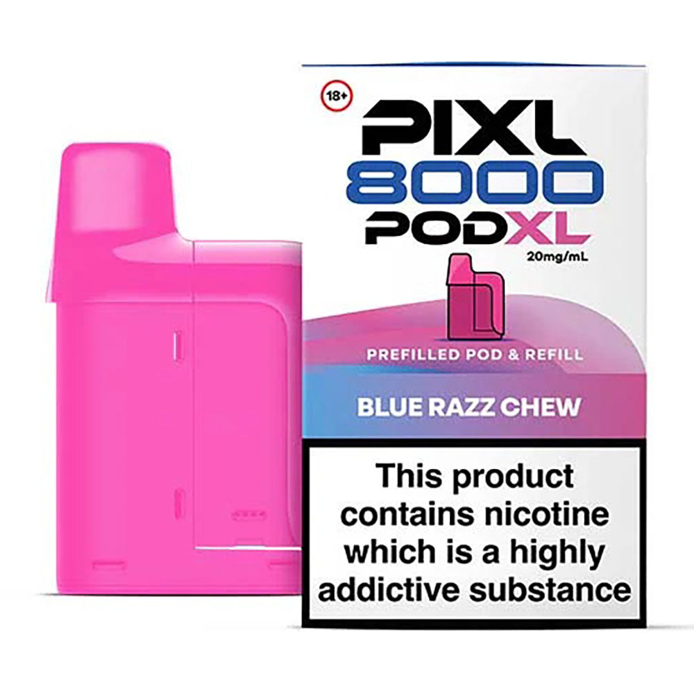 PIXL 8000 Prefilled Pods Blue Raz chew