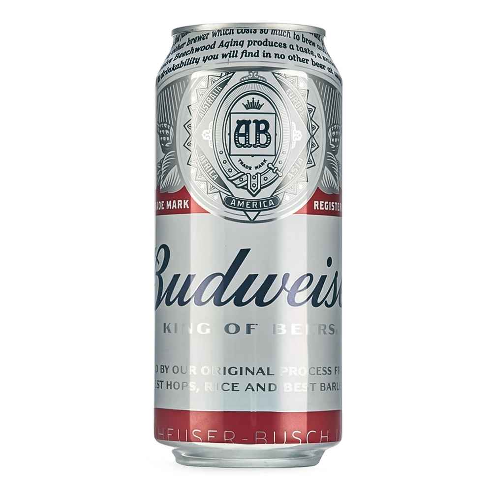 Budweiser Lager Beer Cans 440ml