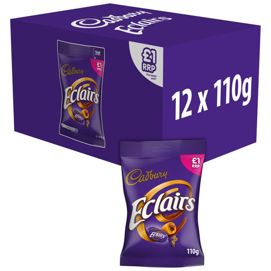 Cadbury Eclairs Chocolate 110g Bag