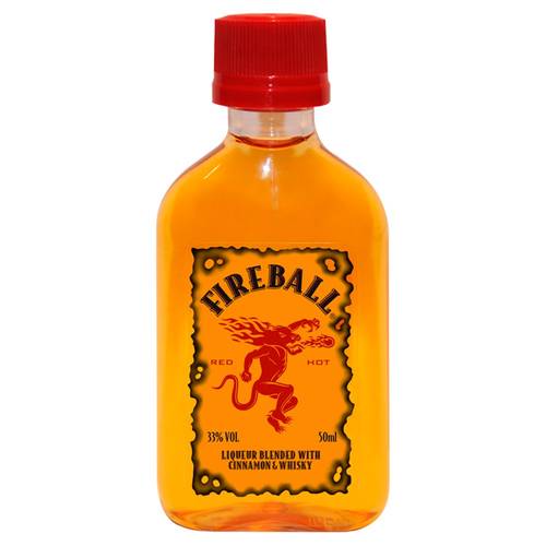 Fireball Cinnamon Whisky Liqueur 5cl Miniature