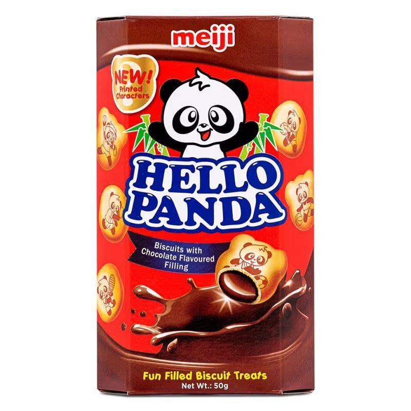 Meiji Hello Panda Chocolate Biscuits 50g
