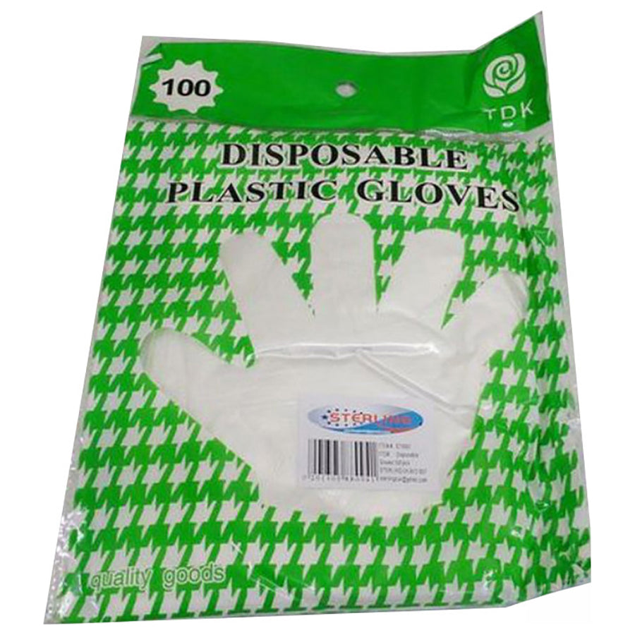 Clear Safe Disposable Gloves 100 Pack