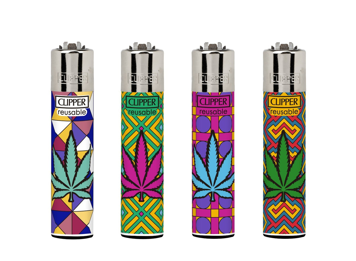 Clipper Lighter, Crazy Flower Design