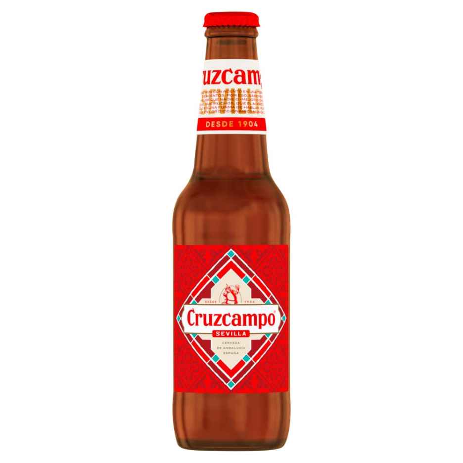 Cruzcampo Sevilla Lager Beer Bottle 330ml