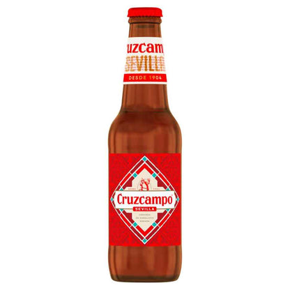 Cruzcampo Sevilla Lager Beer Bottle 330ml