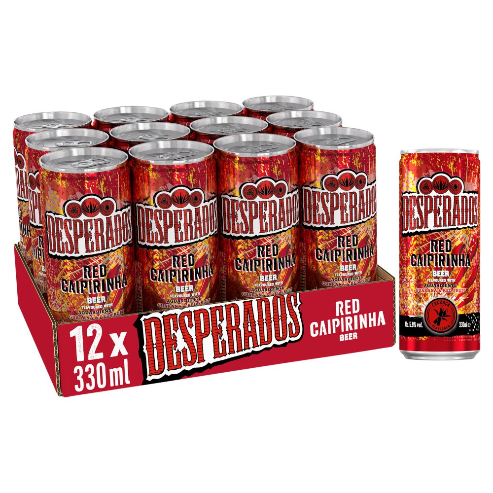 Desperados Red Caipirinha Beer 330ml – Flavoured Beer Drink