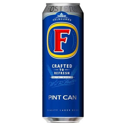 Foster's Lager Beer Pint Cans 568ml