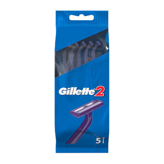 Gillette Men's Blue II Disposable Razors 5 Pack