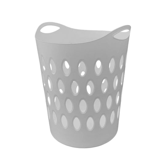 Large Grey Flexible Laundry Basket