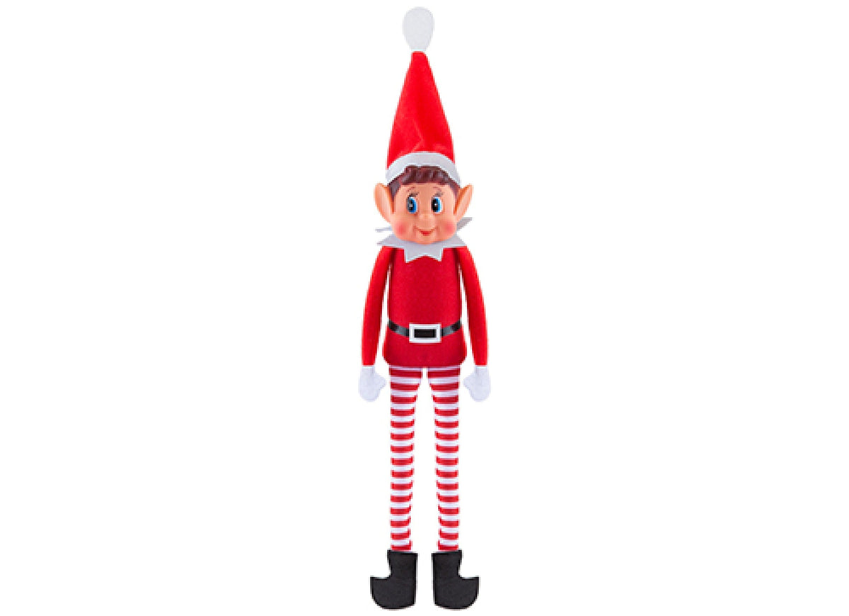 Elves Behavin' Badly 12 Inch Red Long Leg Elf