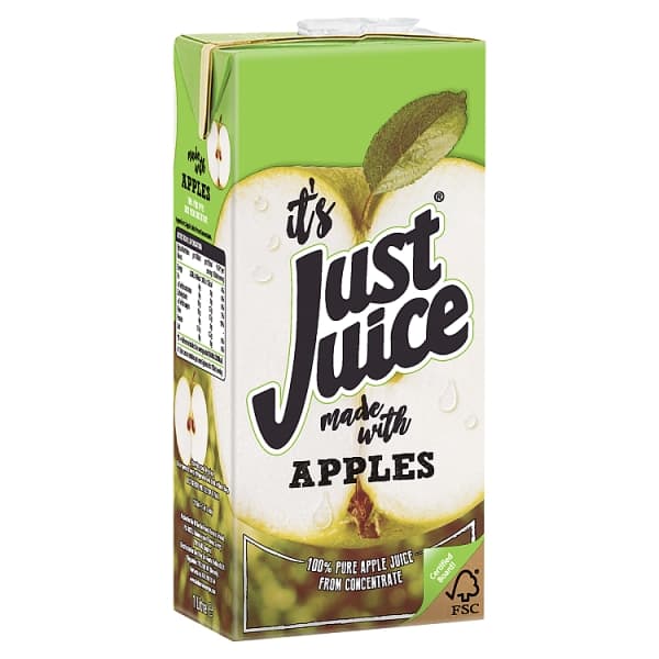 Just Juice Apple Juice 12x1ltr