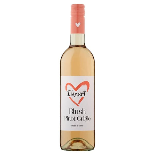 I Heart Pinot Grigio Blush 75cl - 6 x 75cl