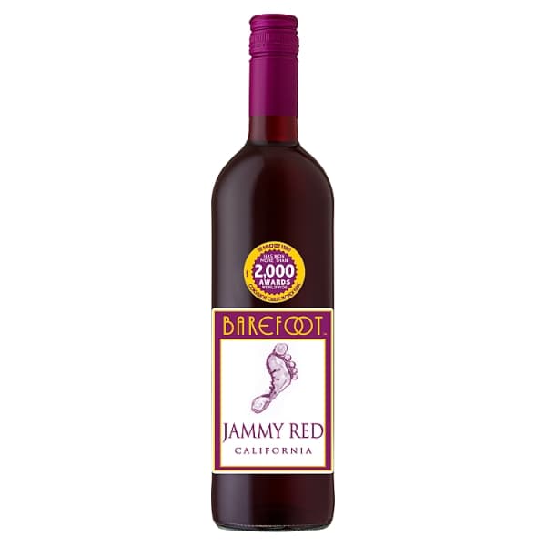 Barefoot Jammy Red 75cl - 6 x 75cl