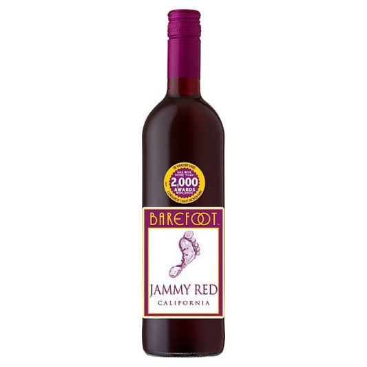 Barefoot Jammy Red 75cl - 6 x 75cl
