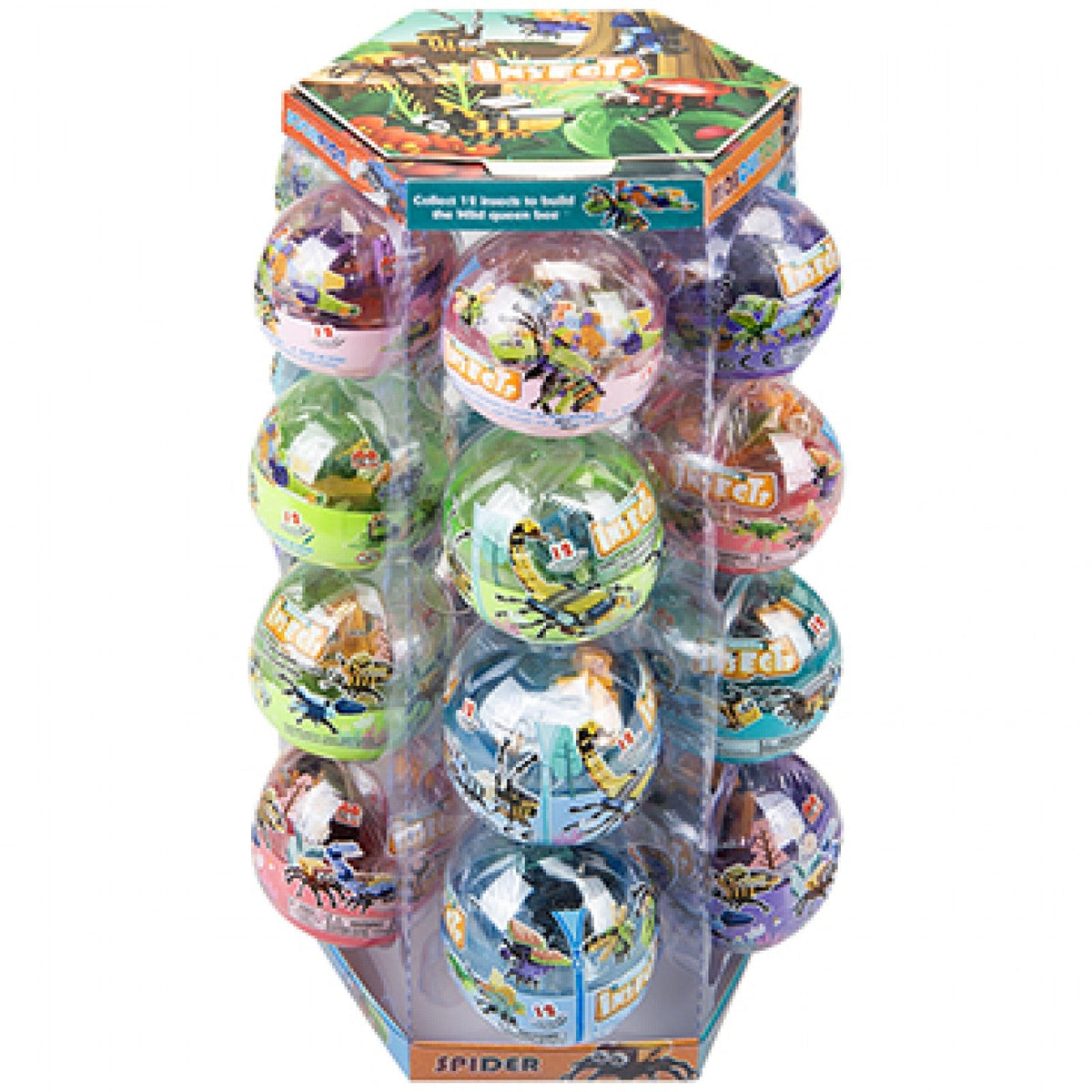 Insect Building Blocks Kit in Capsule 65mm