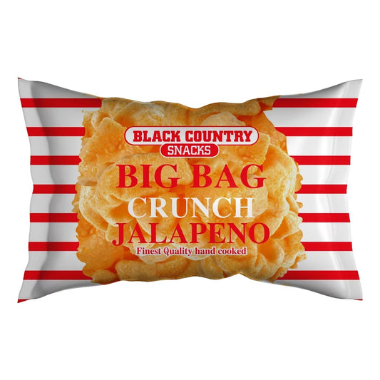 Black Country Snacks Big Bag Jalapeno Pork Crunch 80g