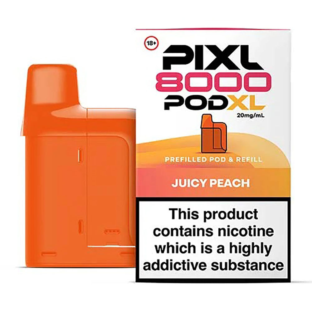 PIXL 8000 Prefilled Pods Juicy peach