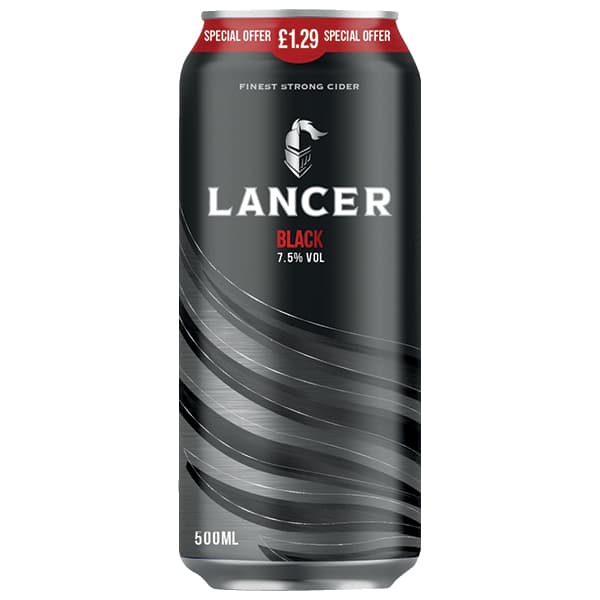 Lancer Black Strong Cider 500ml