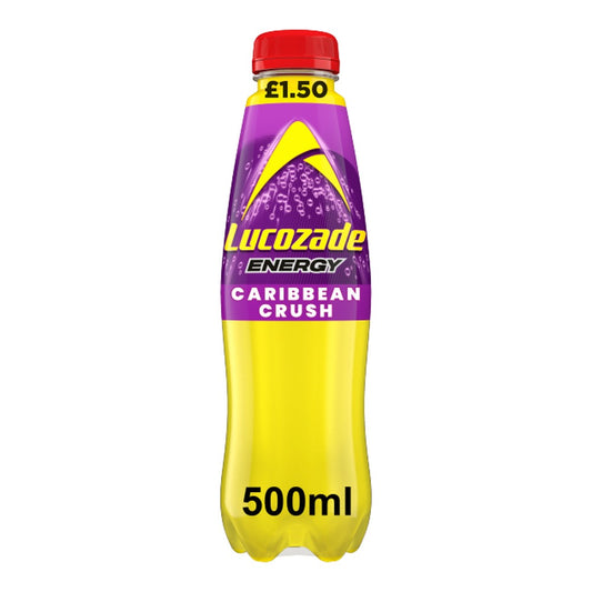 Lucozade Energy Caribbean Crush 500ml bottle