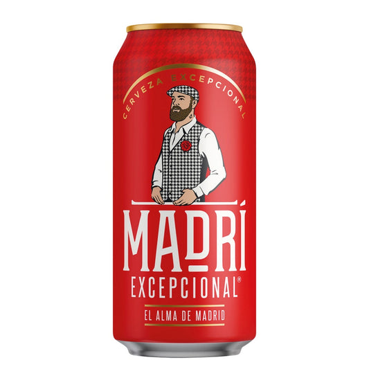 Madri Excepcional Premium Lager Beer Can 440ml