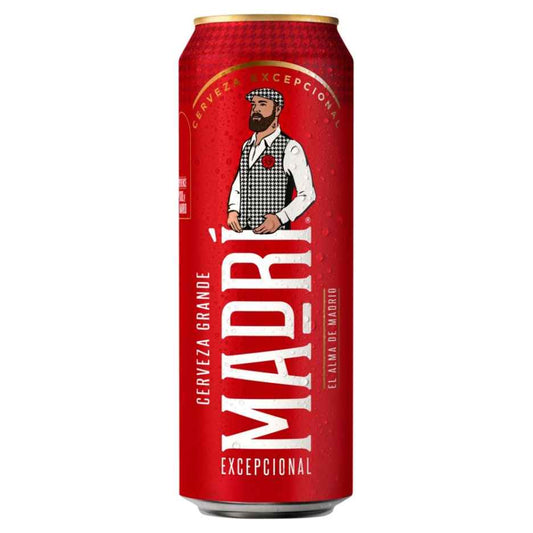 Madri Excepcional Lager Pint Cans 568ml