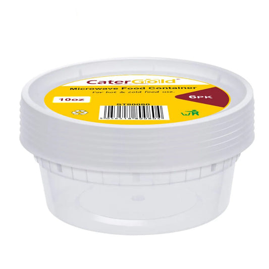 Cater Gold Reusable Microwave Food Container 10oz 6pk
