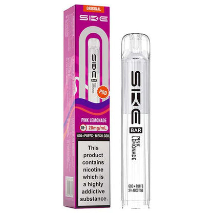 Pink Lemonade Bar 600 20mg Prefilled Pods by SKE Crystal