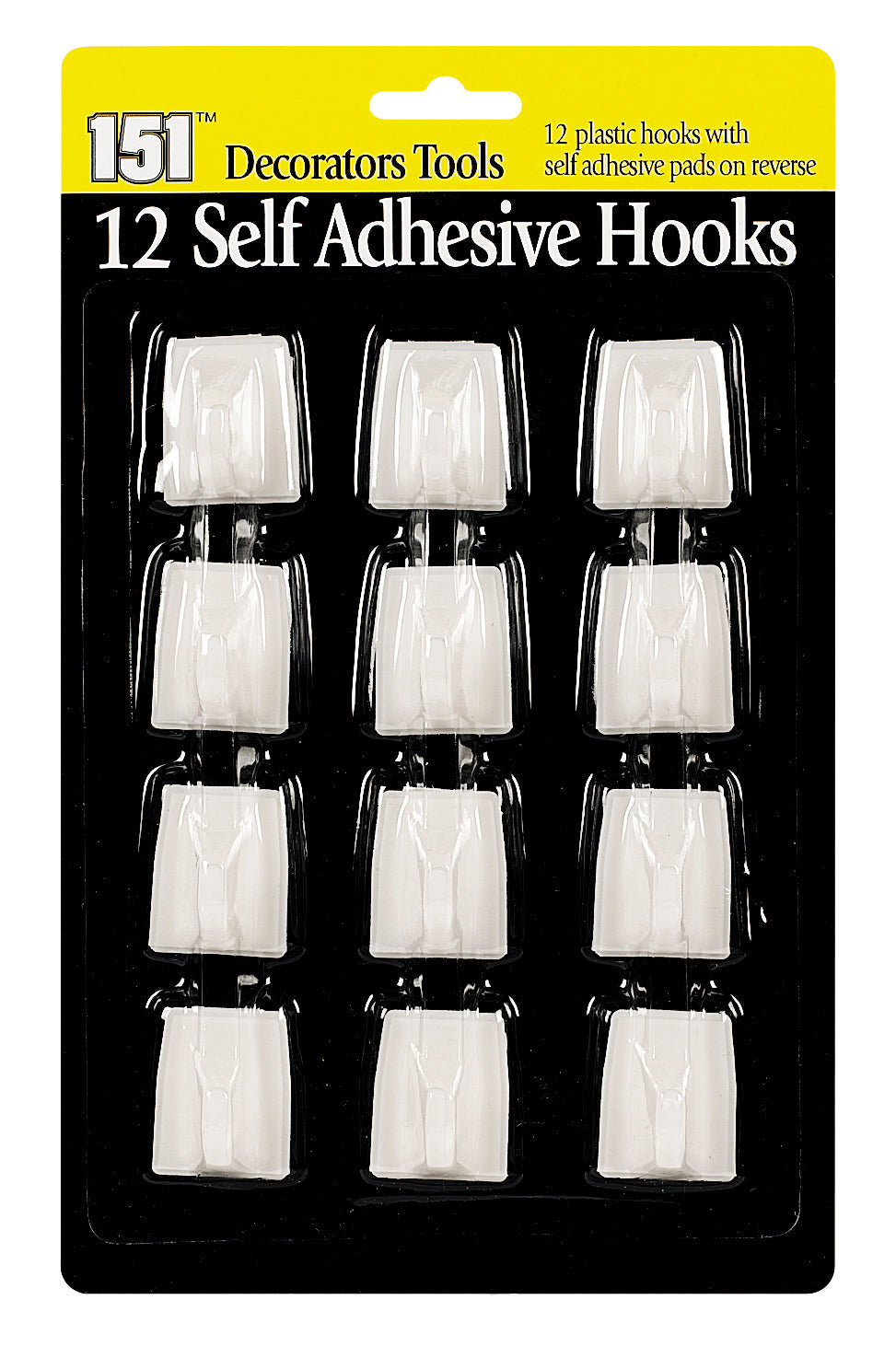 151 Self Adhesive Hooks