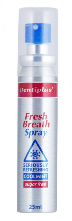 Dentiplus Cool Mint Breath Freshener Spray 25ml