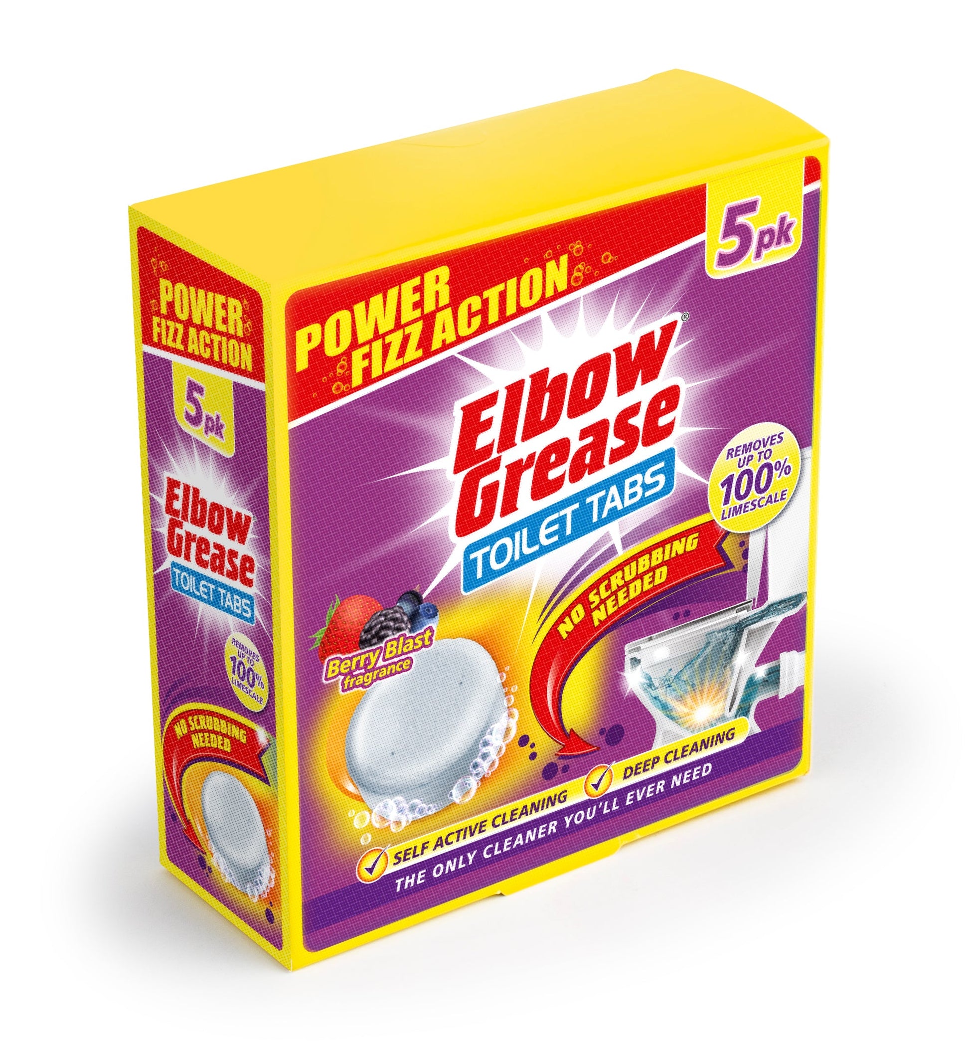 Elbow Grease Toilet Tablets 5 x 30g Berry