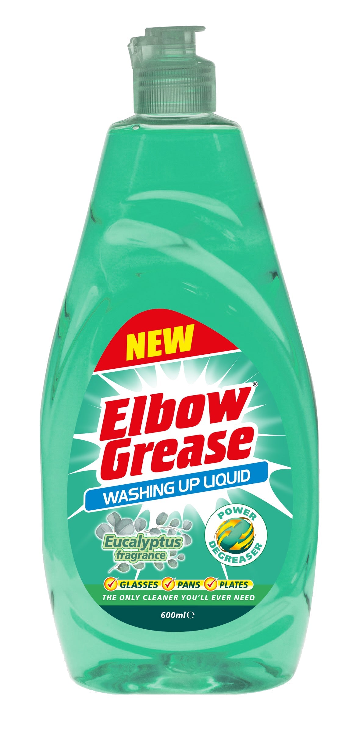Elbow Grease Eucalyptus Washing Up Liquid 600ml