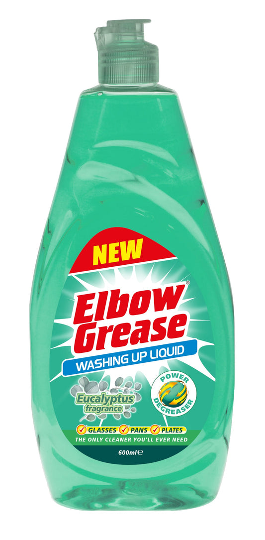 Elbow Grease Eucalyptus Washing Up Liquid 600ml
