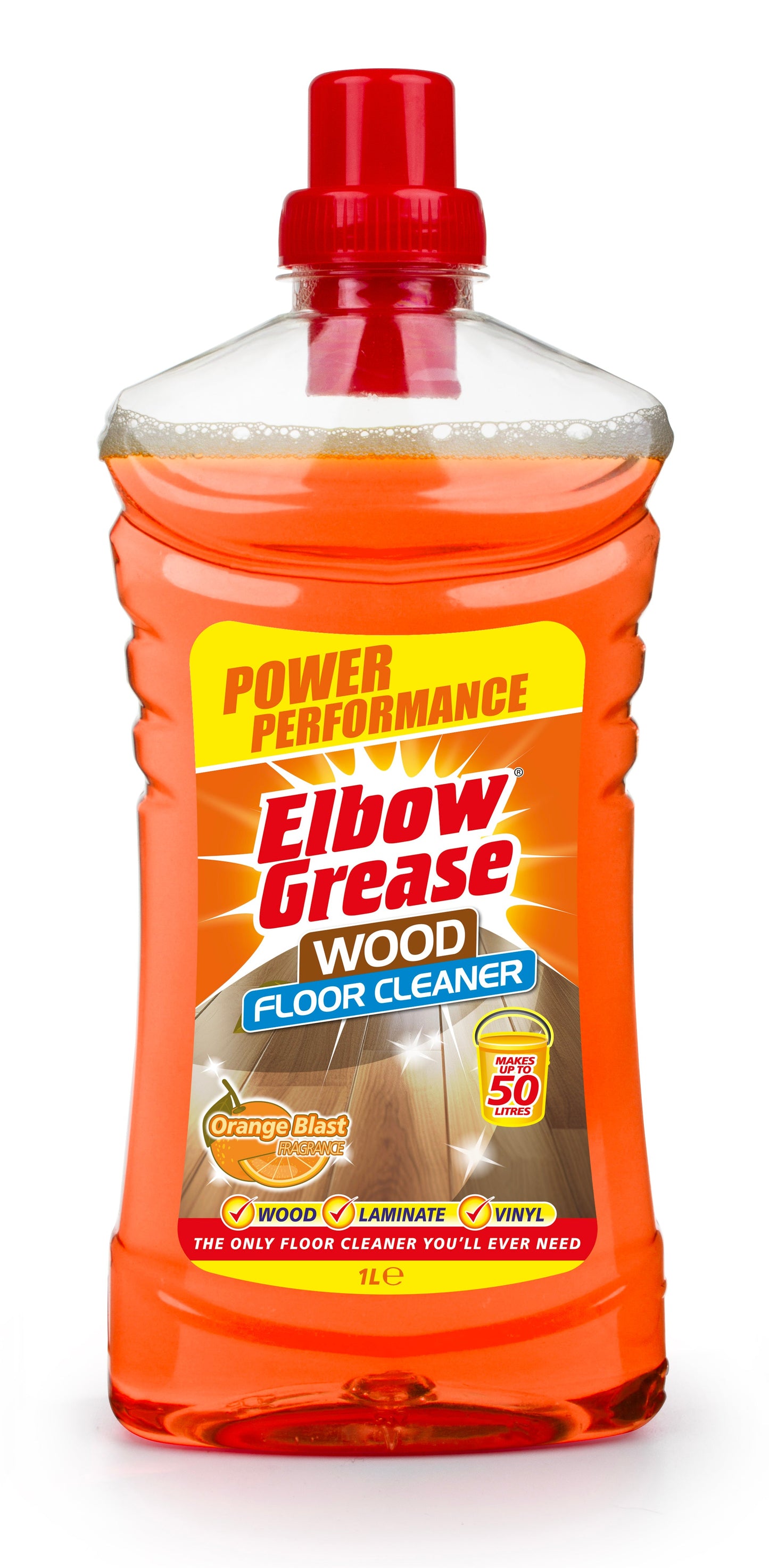 Elbow Grease Wood Floor Cleaner Orange Blast 1L
