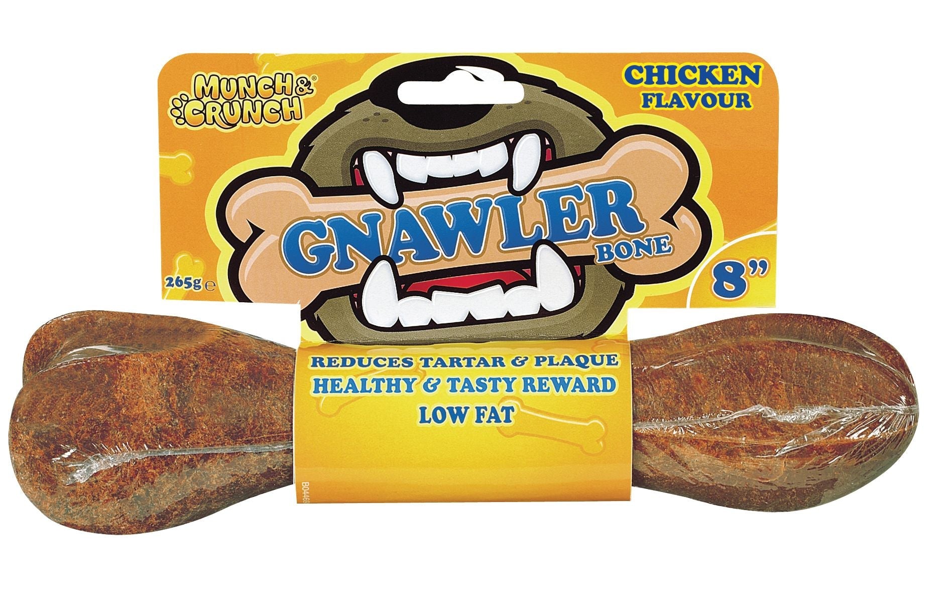 Munch & Crunch Gnawler Bone 8" Chicken Flavour