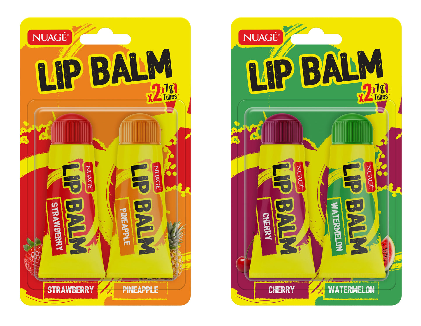 Nuage Lip Balm Mixed Che & Water, Straw & Pine 2x7g