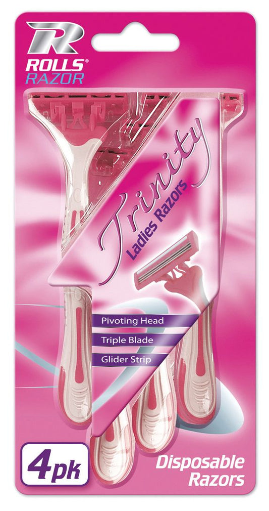 Rolls Razors Trinity Ladies Razors 36 Pack