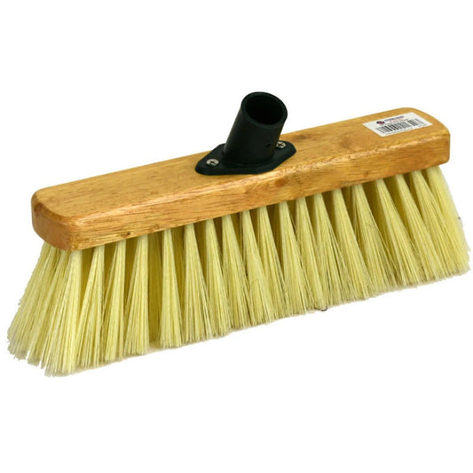 12" Cream PVC Broom Head