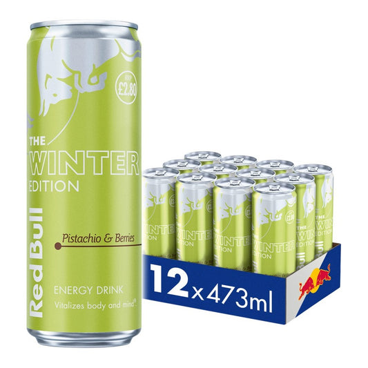 Red Bull Winter Edition Pistachio & Berries 12 x 473ml case