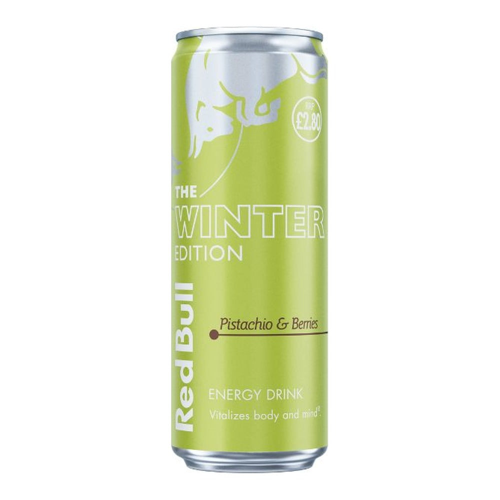 Red Bull Winter Edition Pistachio & Berries 473ml can