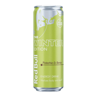 Red Bull Winter Edition Pistachio & Berries 473ml can