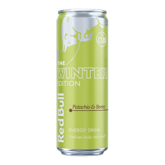 Red Bull Winter Edition Pistachio & Berries 473ml can
