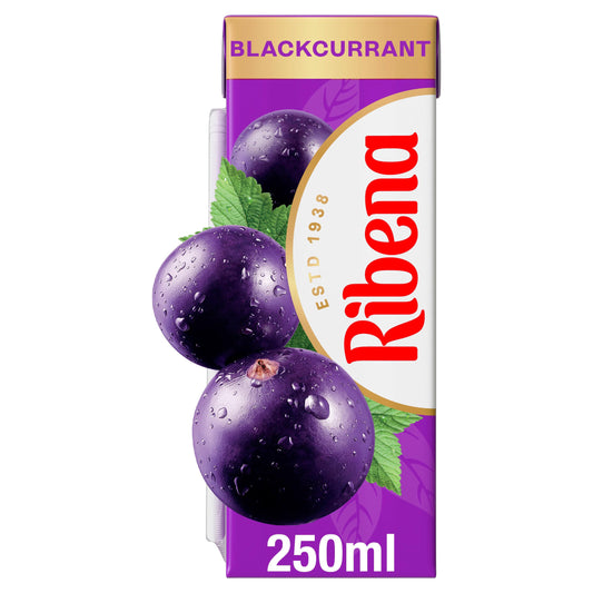Ribena Blackcurrant Juice Drink Carton 250ml