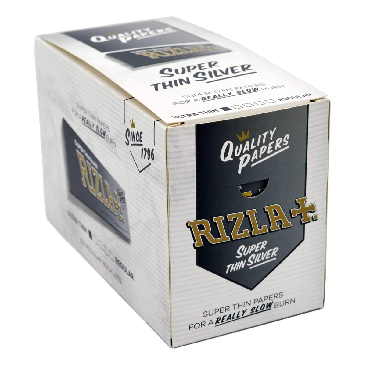 Rizla + Super Thin Silver Regular Papers (100pcs)