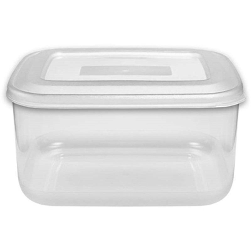 0.6L Square Food Container Clear Base & Lid
